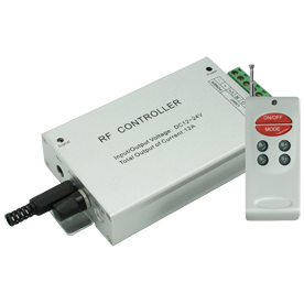 Ecola LED strip RGB RF Audio controller 12A 144W 12V с радиопультом управления (цветомузыка)